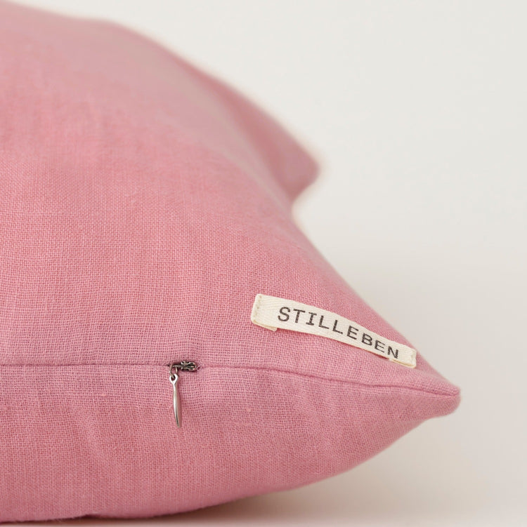Detalje, Stilleben hørpude 65x65 cm, Pink