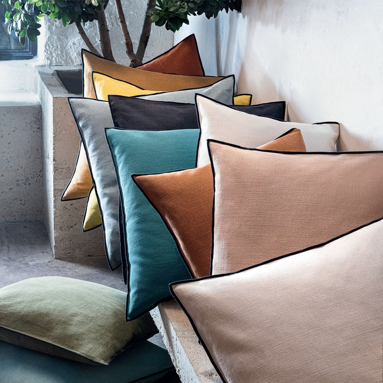Casamance ParisTexas pude 45x45 - Vert de gris