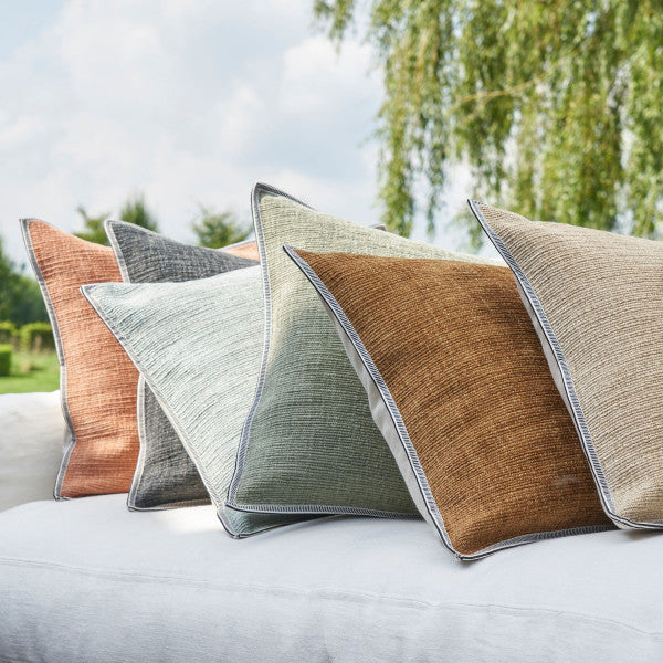 Casamance Cabourg pude 45x45 - Carbone