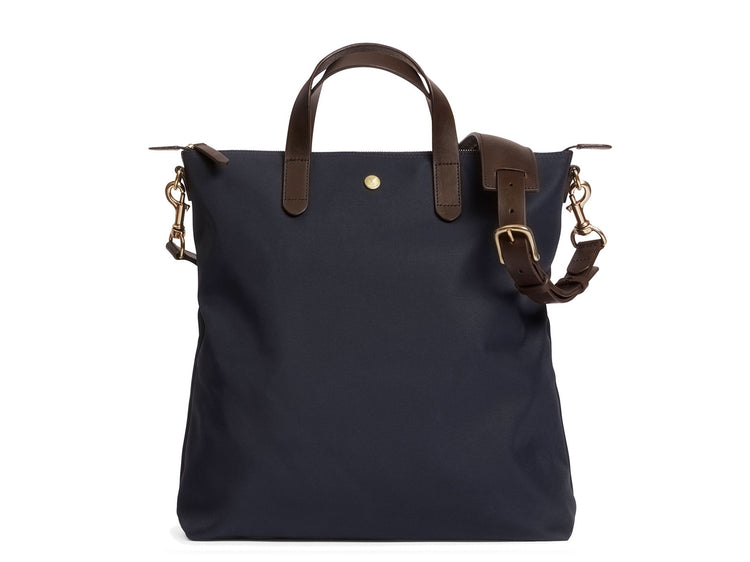Mismo, M/S Shopper - Navy/Dark Brown