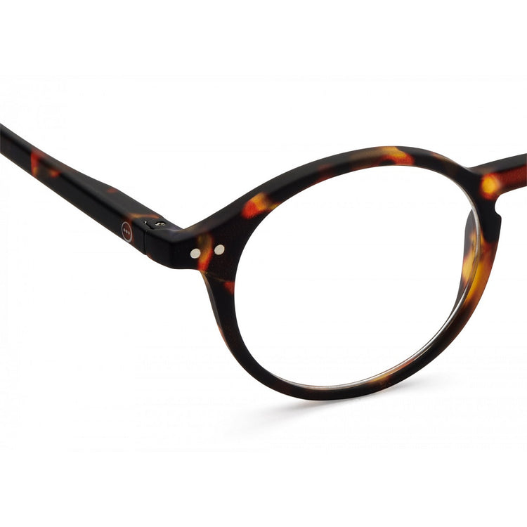 IZIPIZI læsebrille, Model D, Tortoise - closeup