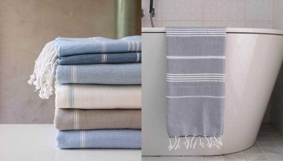 Farverige hammam towels str. 170x140