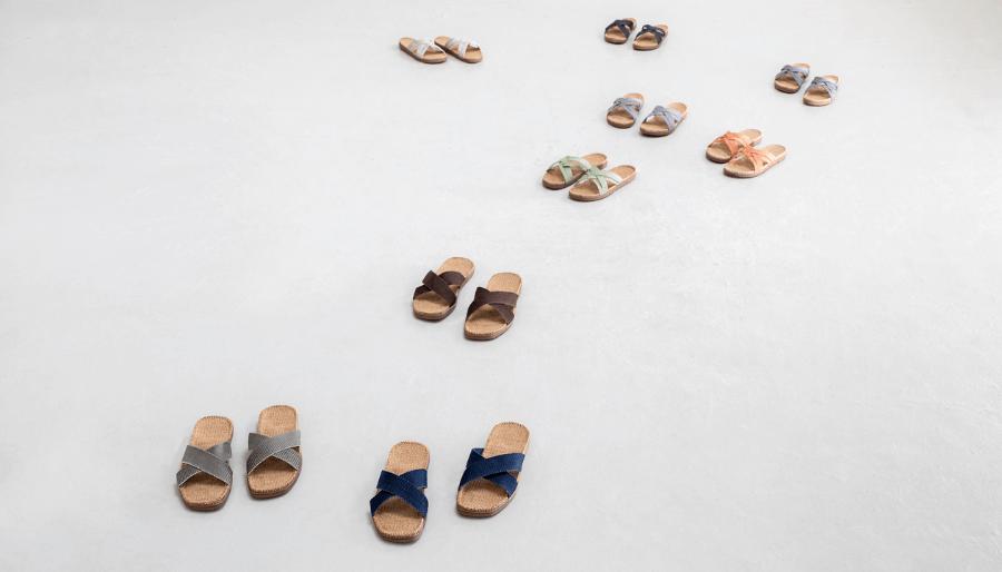 Shangies sandaler til dame og herre i flotte farver