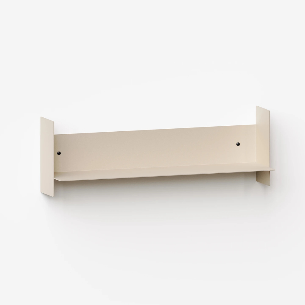TIPTOE, PLI Steel Wall Shelf - Cream White - 60cm