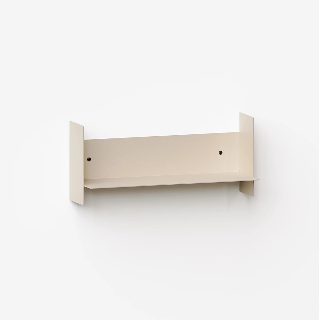 TIPTOE, PLI Steel Wall Shelf - Cream White - 45cm