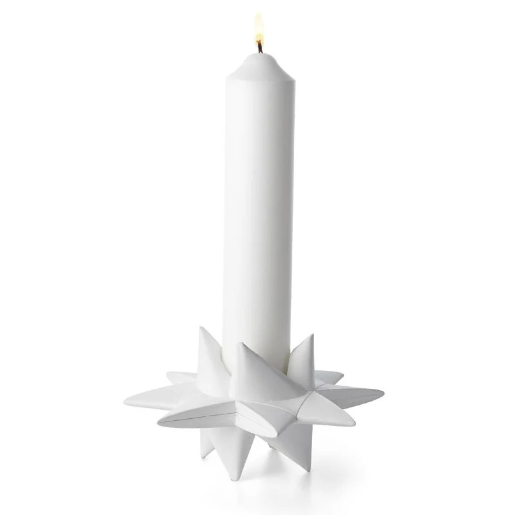 Star Candle Holder med stearinlys - Ø5cm