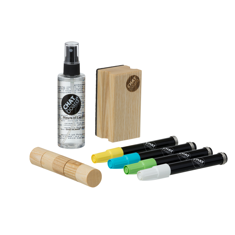 CHAT BOARD® Start Kit Woody Natur Neon 1