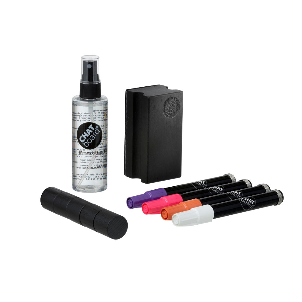 CHAT BOARD® Start Kit Woody Black Neon 2