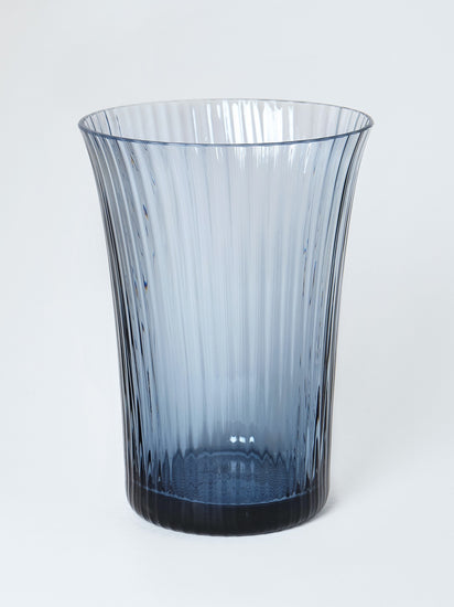 Stilleben Concave Vase, 20 cm - Fan Atlantic Blue