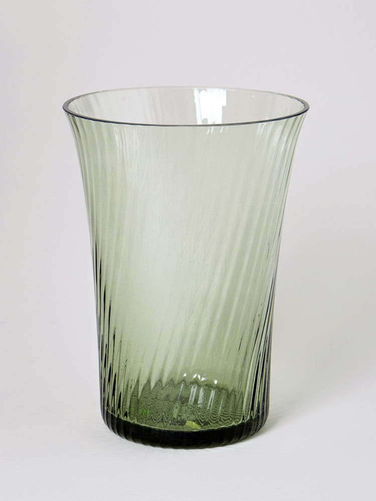 Stilleben Concave Vase, 20 cm - Fan Moss Green