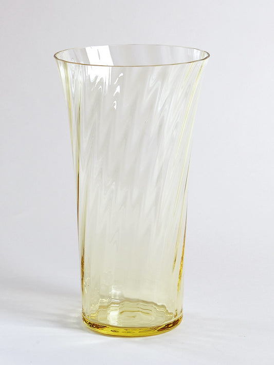 Stilleben Concave Vase, 20 cm - Swirl Citrin