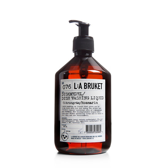 L.A Bruket opvask Citrongræs/Rosmarin 500 ml.