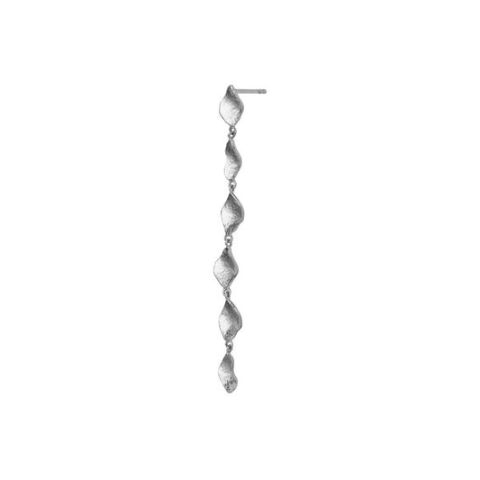 Stine A, Six Dangling Ile L´Amour Long Earring Silver