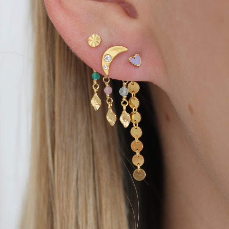 Petit Bella Moon Earring - Gold