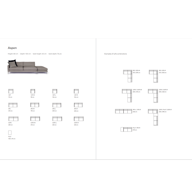 Forms Aspen 3. pers m. puff.