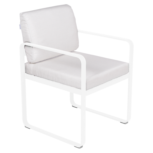 Fermob Bellevie Dining armstol m. betræk - Off White