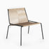 Studio Thorup Noel Lounge Chair. sort stel og natur flagline
