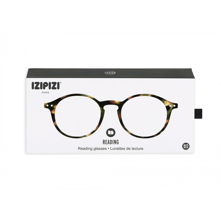 IZIPIZI læsebrille, Model D, Tortoise - brilleetui
