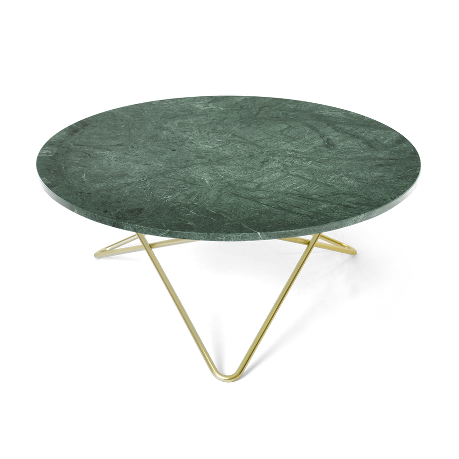 Large O table i marmor fra Ox Denmarq - Fl farver og stelfarver