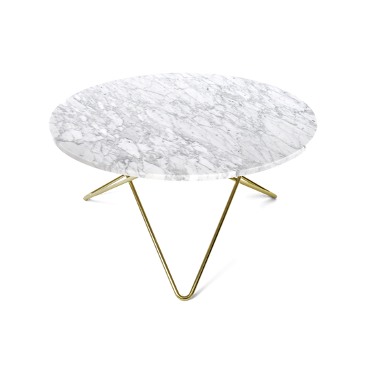 Ox Denmarq O table marmor 80Ø