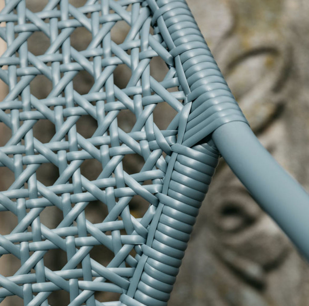 Fermob Croisette havemøbel - detaljebillede af fletværk