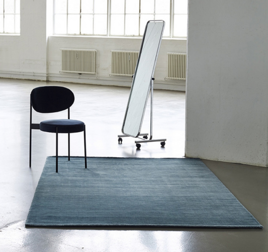 Massimo Bamboo Tæppe - Stiffkey Blue