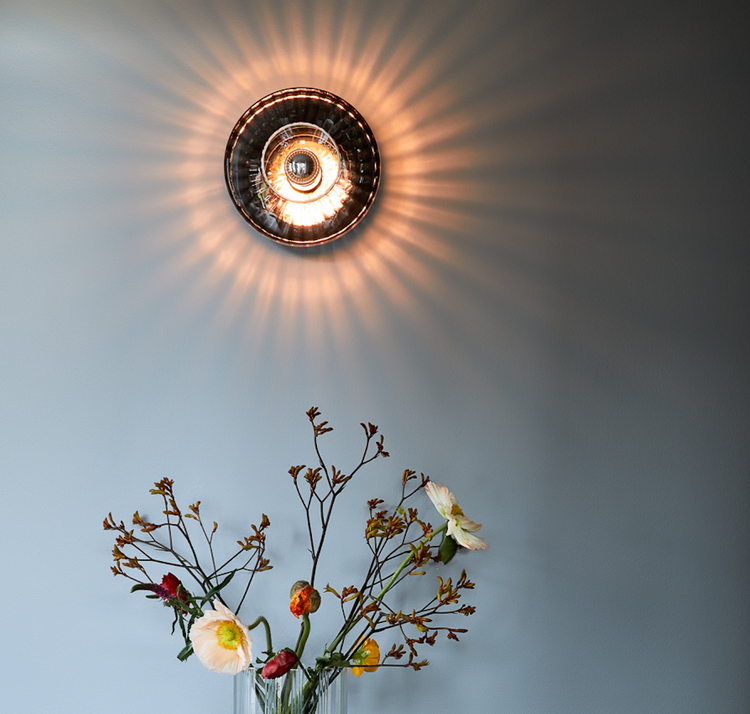 Design By Us New Wave Optic Lampe - Rose lille