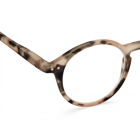 IZIPIZI læsebrille, Model D, Light Tortoise, detail