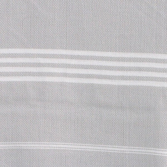 Ottomania Hammam håndklæde fv. Lys grå/hvid